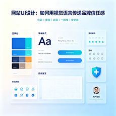 延边建站-网站UI设计：如何用视觉语言传递品牌信任感