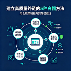 珲春建站-建立高质量外链的5种白帽方法